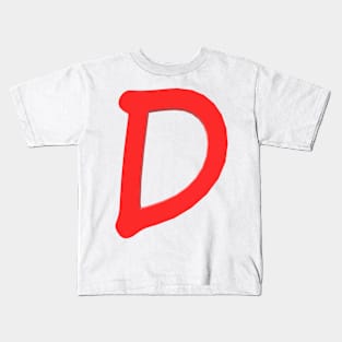 Letter D Kids T-Shirt